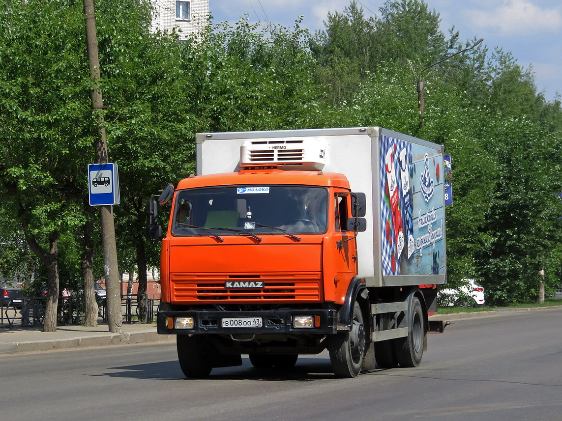 Кировская область, № В 008 ОО 43 — КамАЗ-43255-A3(96)