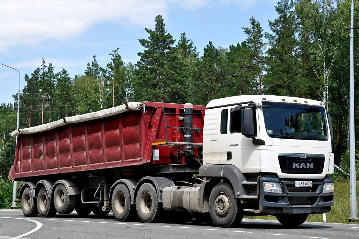 Алтайский край, № Е 731 ХВ 22 — MAN TGS 26.400
