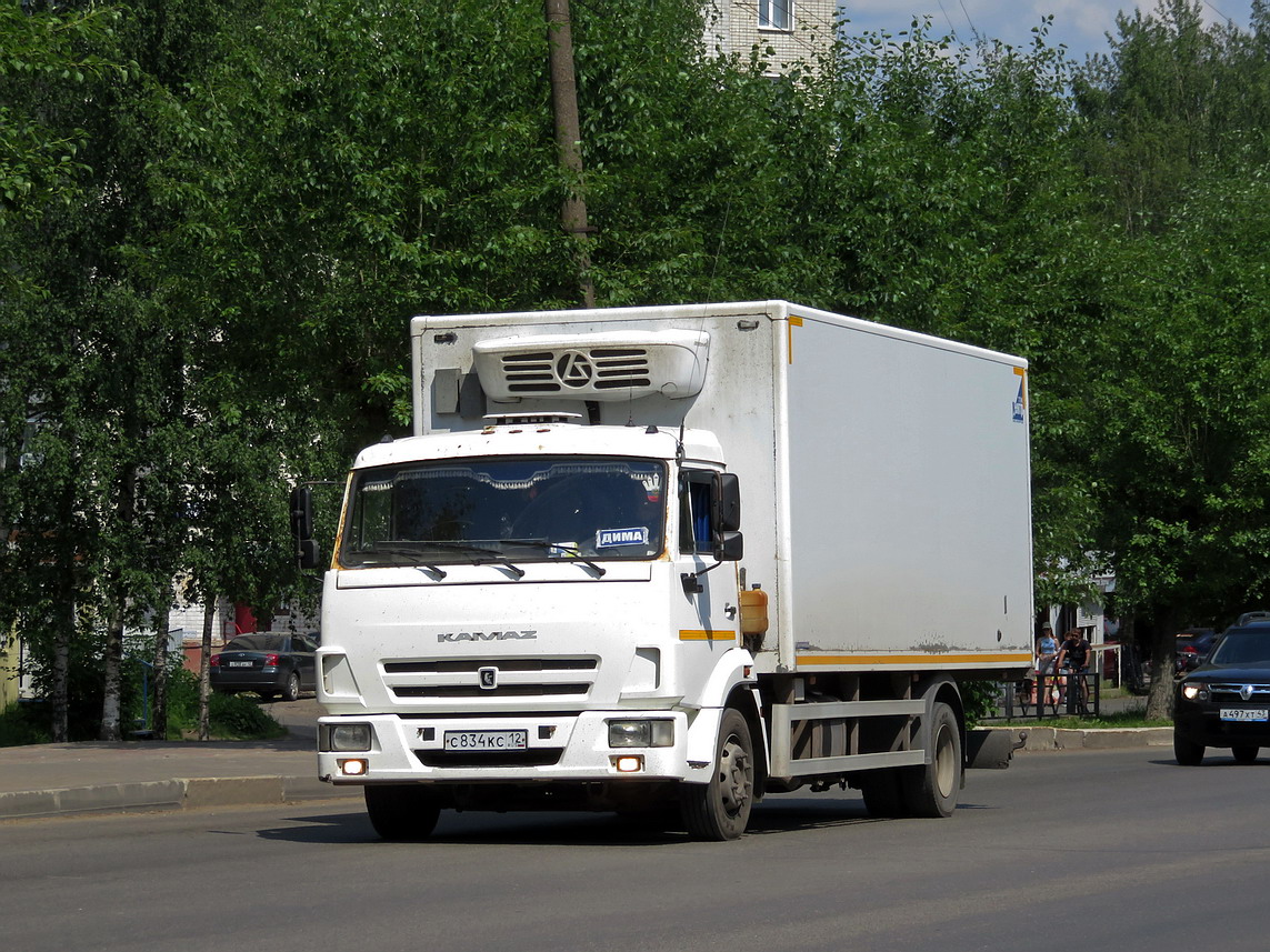 Марий Эл, № С 834 КС 12 — КамАЗ-4308-C4(25)