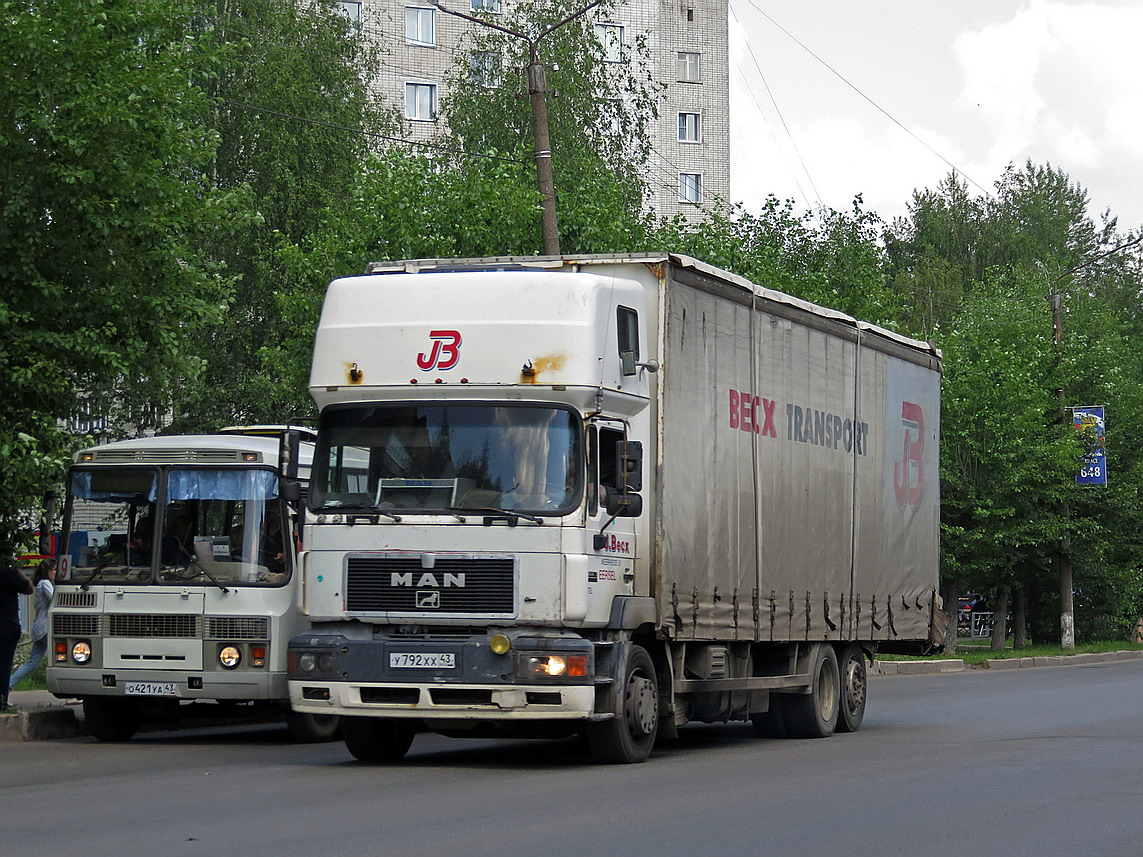 Кировская область, № У 792 ХХ 43 — MAN F2000 26.403