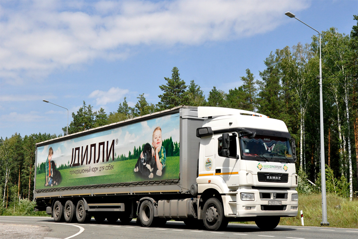 Алтайский край, № А 202 СО 122 — КамАЗ-5490-S5(87)