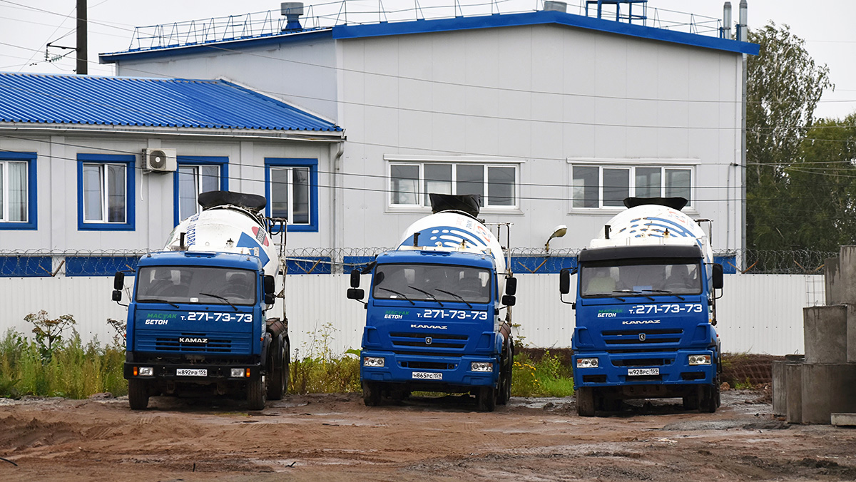 Пермский край, № Н 892 РВ 159 — КамАЗ-65115-62; Пермский край, № Н 865 РС 159 — КамАЗ-65115-L4(19); Пермский край, № Н 928  РС 159 — КамАЗ-6520-A4(23)
