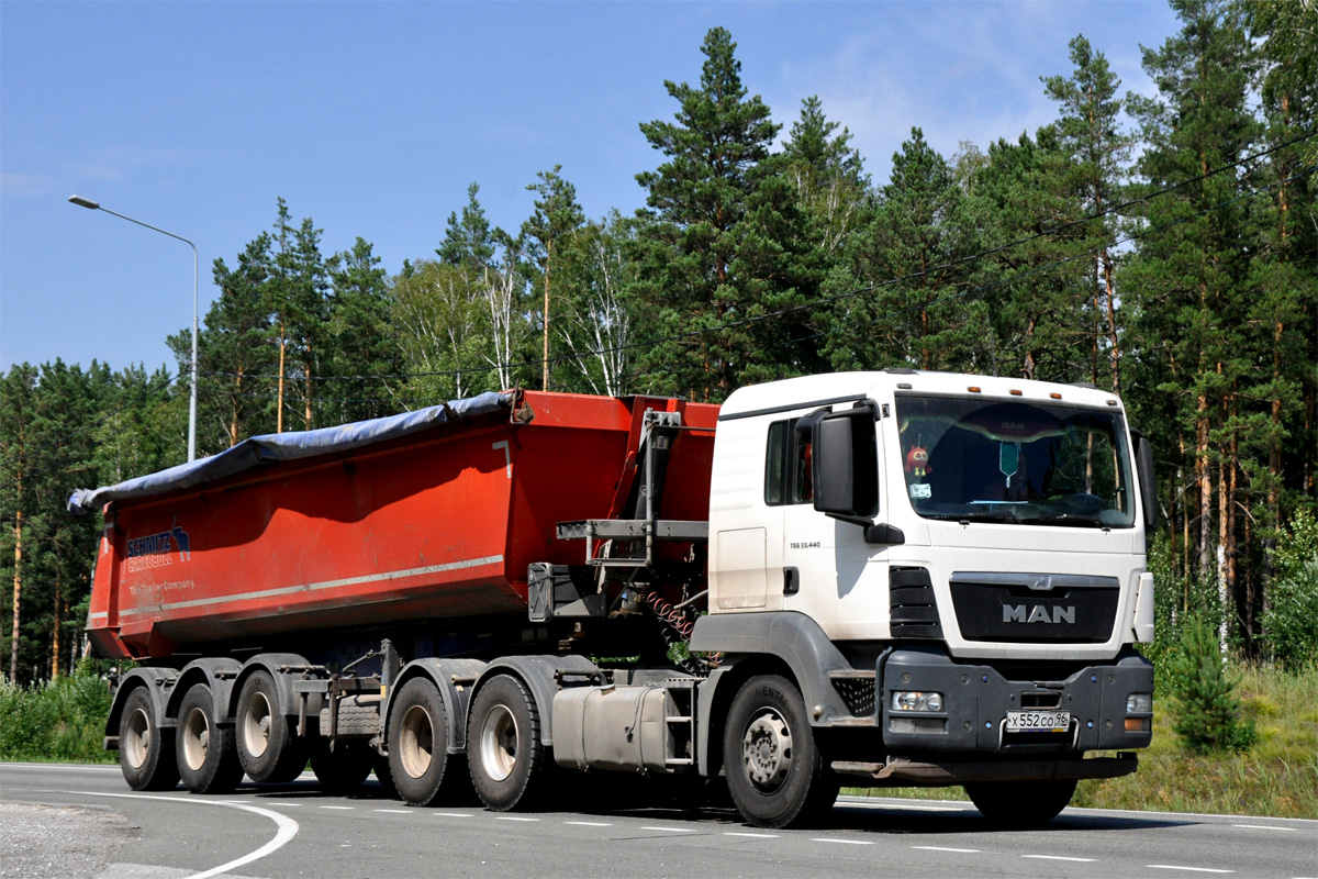 Алтайский край, № Х 552 СО 96 — MAN TGS 33.440