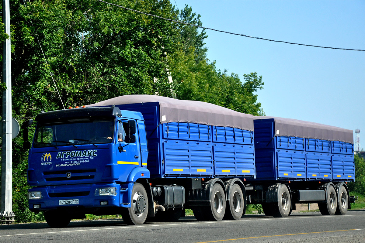 Алтайский край, № В 712 ВО 122 — КамАЗ-65115-A5(48)