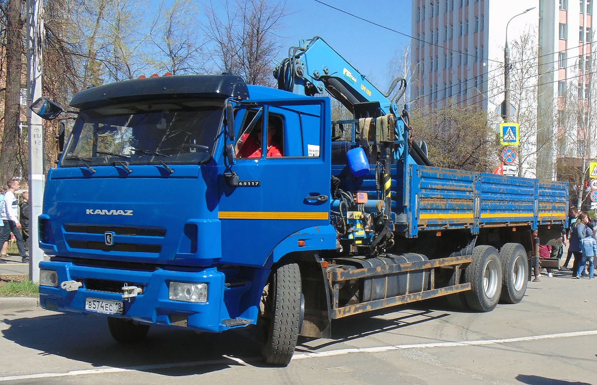 Удмуртия, № В 574 ЕС 18 — КамАЗ-65117-L4(19)