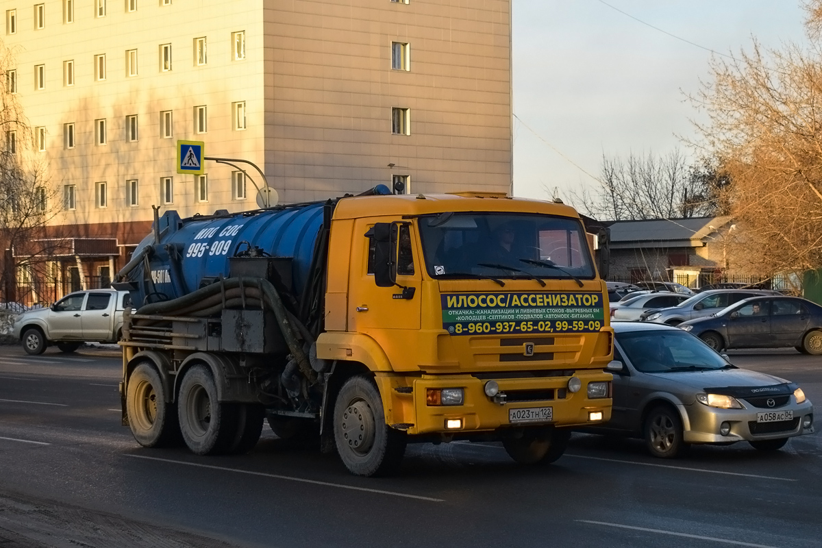 Алтайский край, № А 023 ТН 122 — КамАЗ-65116-N3(78)