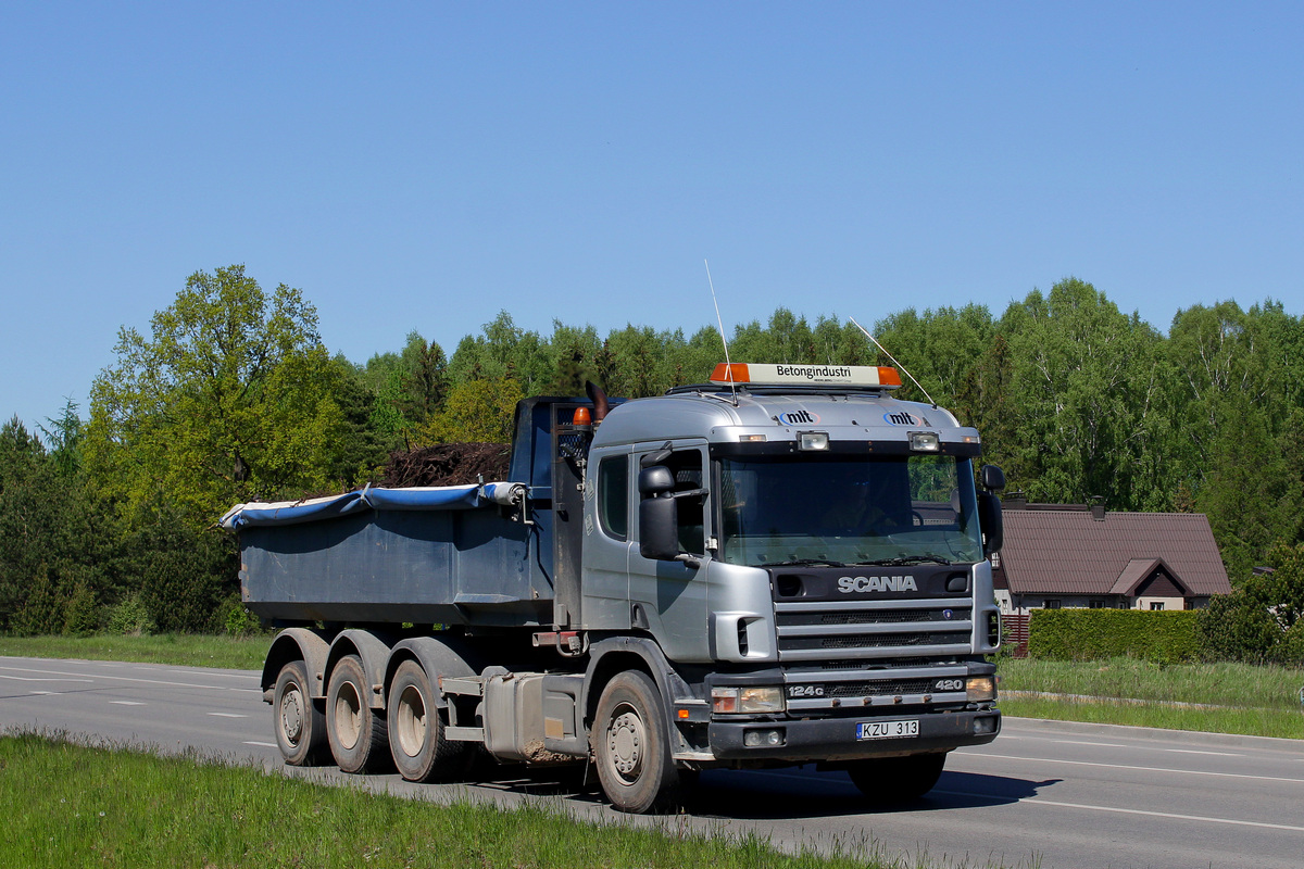 Литва, № KZU 313 — Scania ('1996) P124G