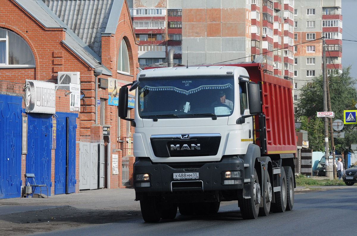 Омская область, № Х 488 ММ 55 — MAN TGS 41.400