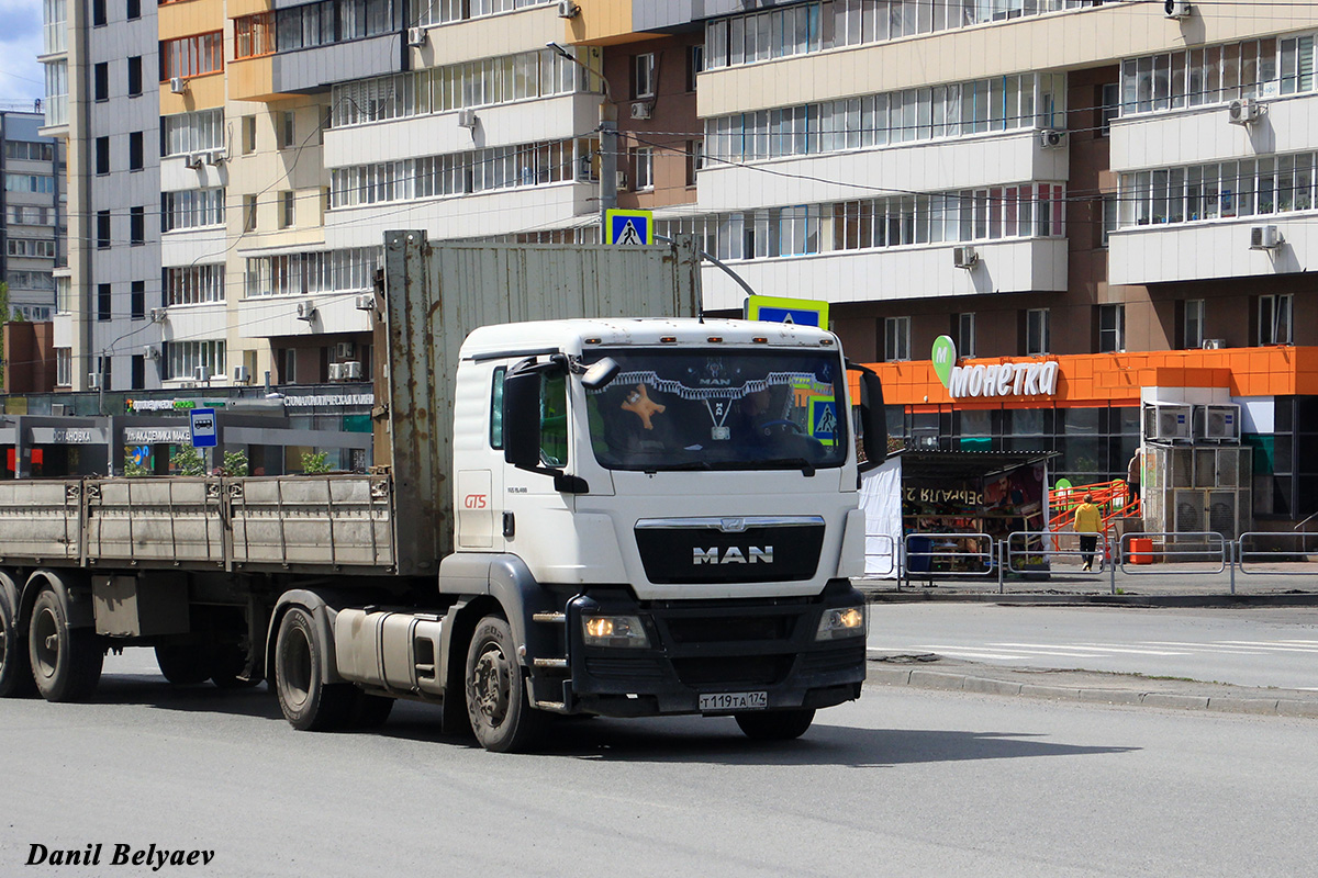 Челябинская область, № Т 119 ТА 174 — MAN TGS 19.400