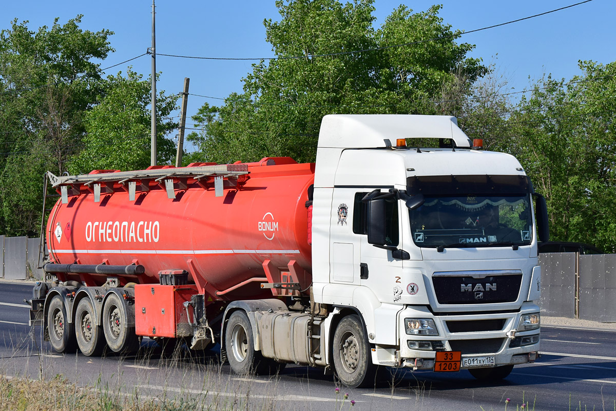 Волгоградская область, № Е 011 ХУ 134 — MAN TGS 19.400
