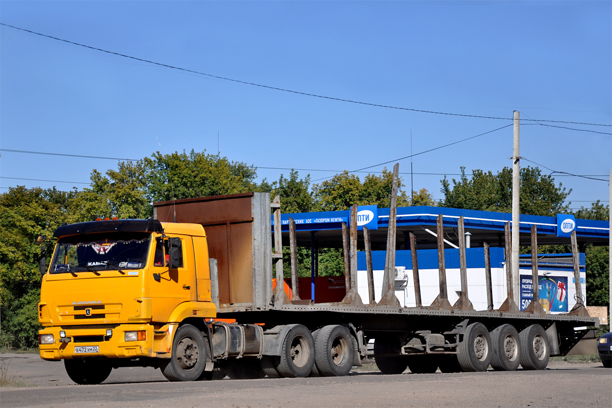 Алтайский край, № В 472 ХМ 22 — КамАЗ-65116-N3(78)