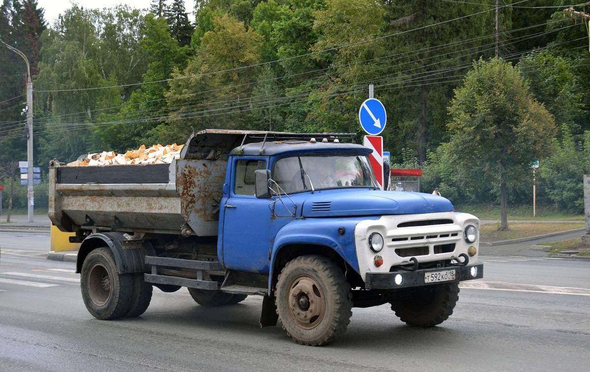 Удмуртия, № Т 592 КО 18 — ЗИЛ-130 (общая модель)