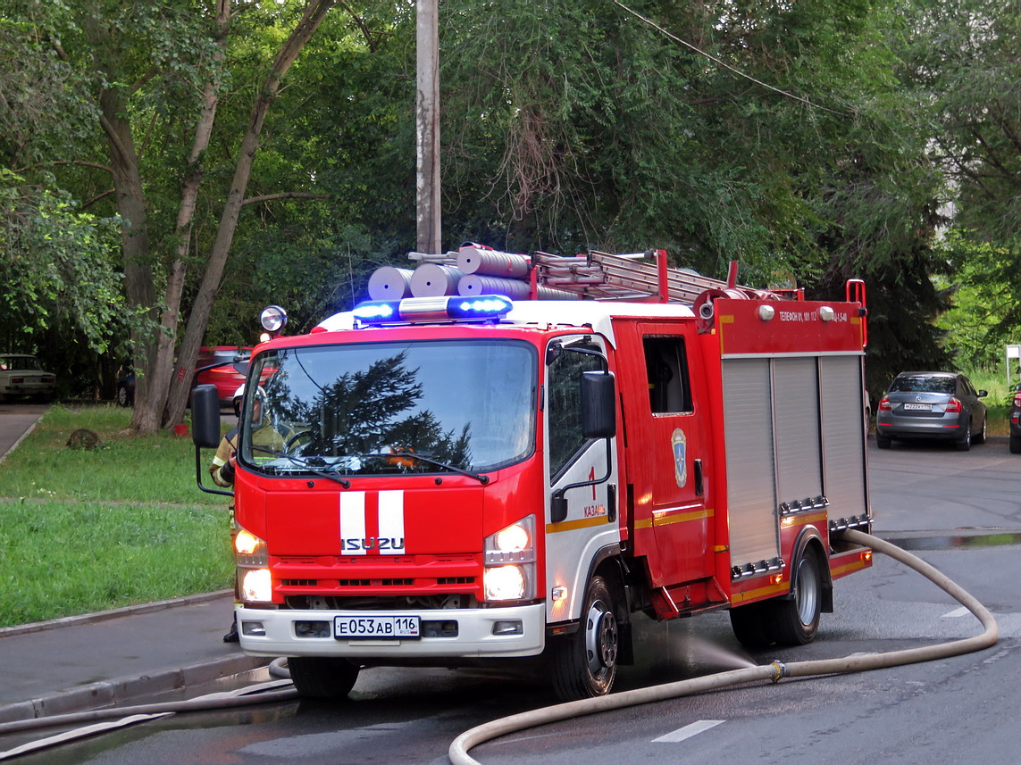 Татарстан, № Е 053 АВ 116 — Isuzu NPR75 [Z7X]