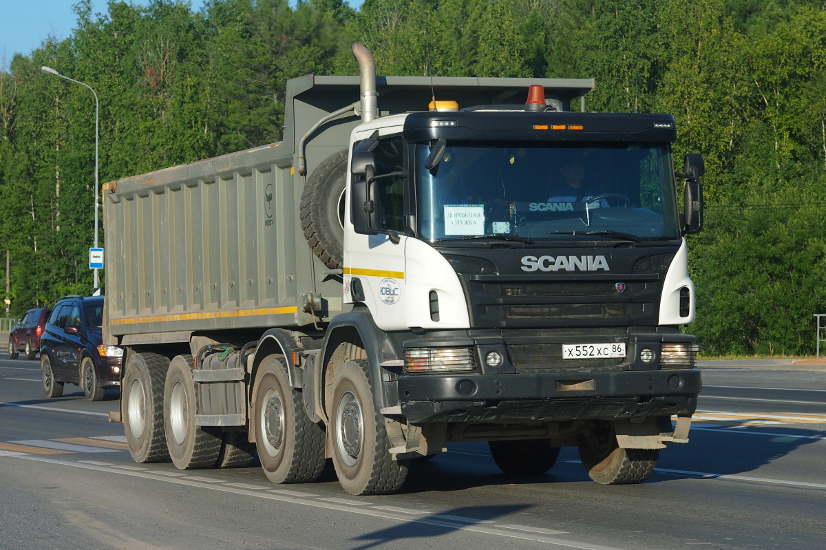 Ханты-Мансийский автоном.округ, № Х 552 ХС 86 — Scania ('2011) P400
