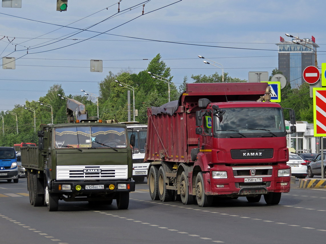 Татарстан, № Е 958 ВЕ 116 — КамАЗ-53212; Татарстан, № К 358 ТЕ 716 — КамАЗ-65801-T5(68)