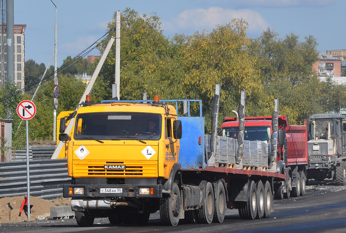 Омская область, № С 348 АК 55 — КамАЗ-65116-N3(78)