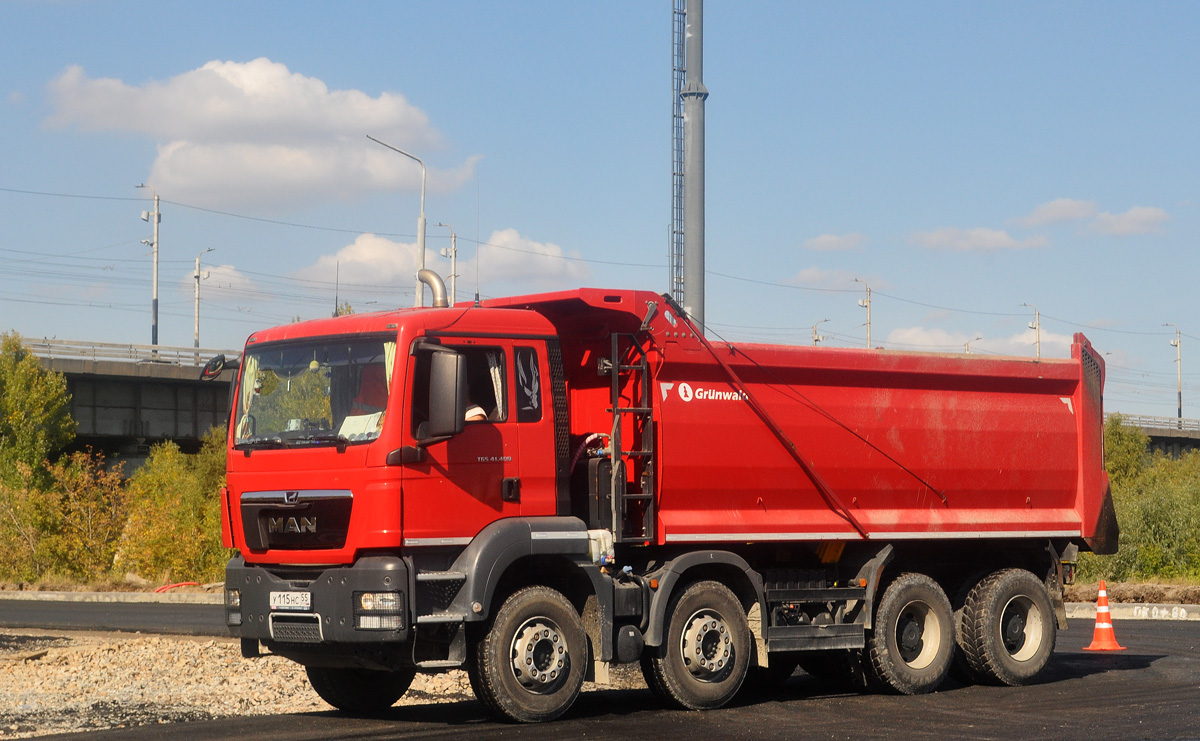 Омская область, № У 115 НС 55 — MAN TGS 41.440