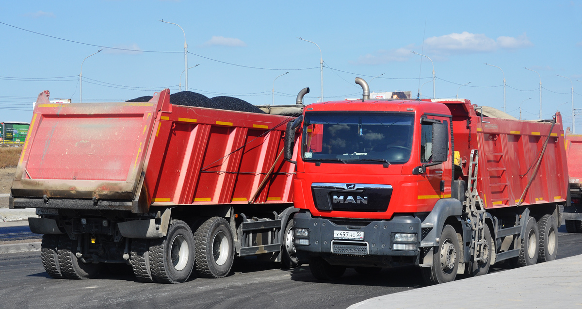 Омская область, № У 497 НС 55 — MAN TGS 41.400