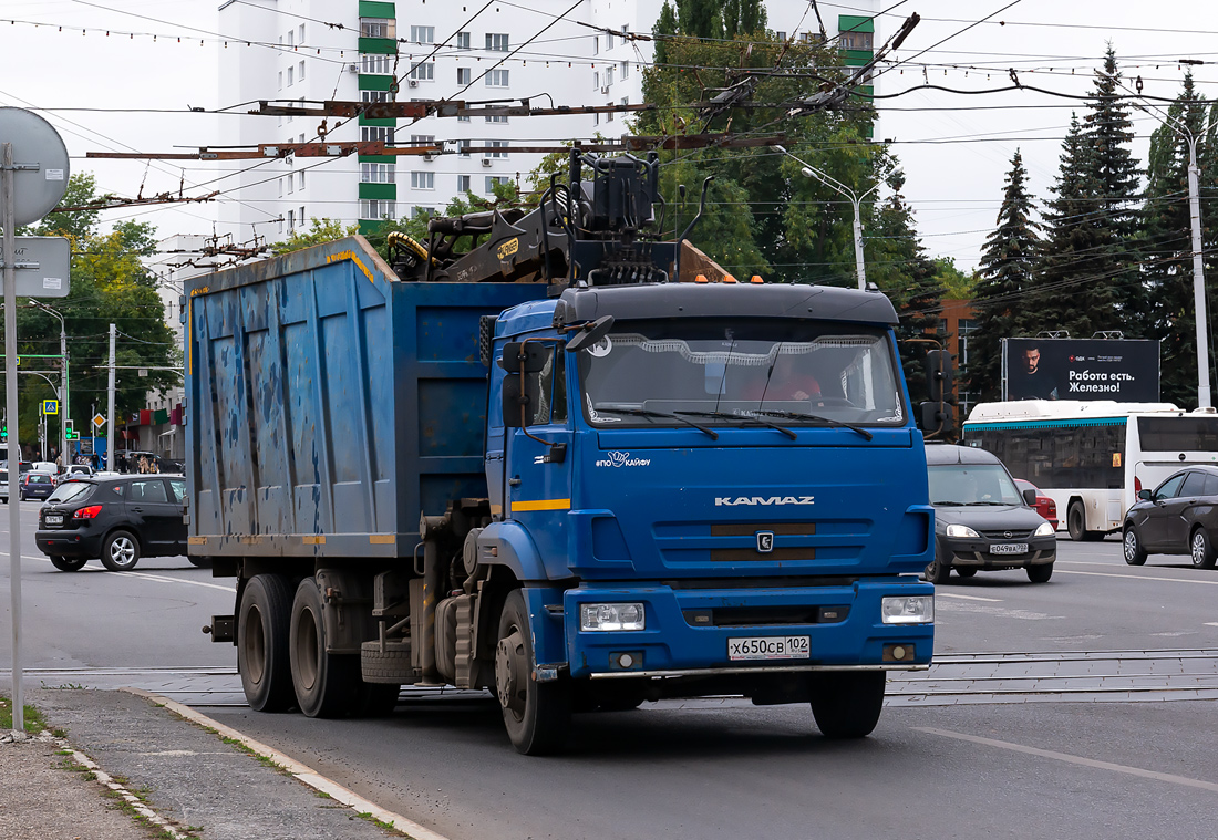 Башкортостан, № Х 650 СВ 102 — КамАЗ-65115-A5(48)