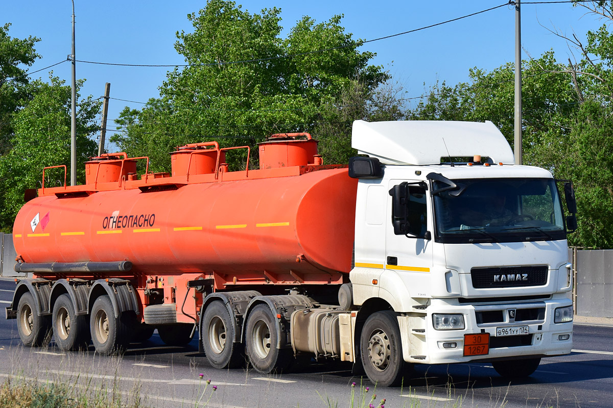 Волгоградская область, № В 961 УУ 134 — КамАЗ-65206-T5(68)