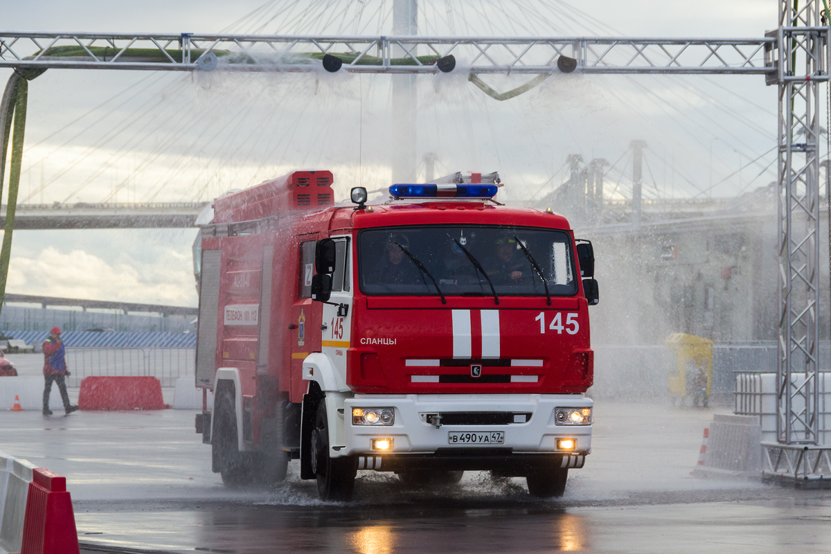Ленинградская область, № В 490 УА 47 — КамАЗ-43253-C4(25)