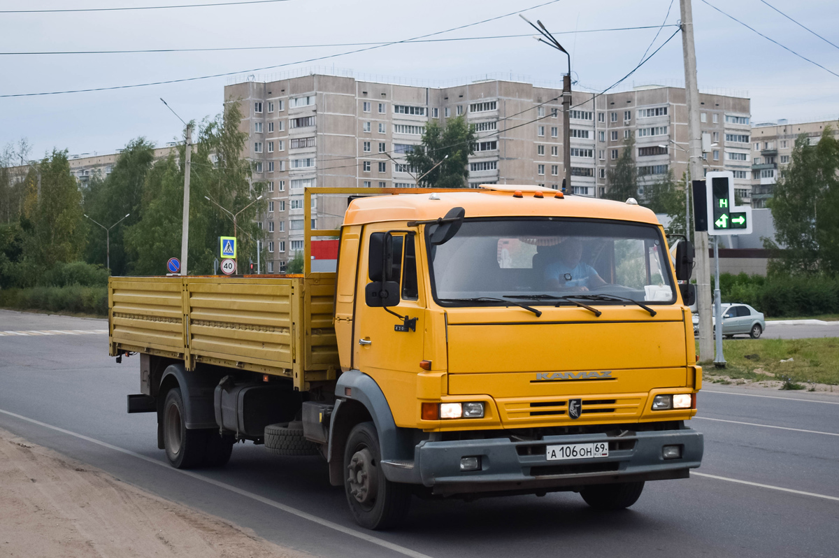 Тверская область, № А 106 ОН 69 — КамАЗ-4308-A3(96)