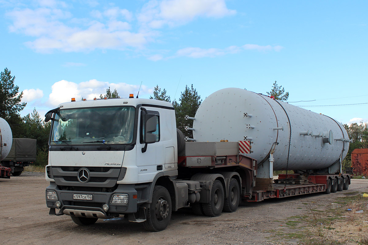 Нижегородская область, № С 597 СА 152 — Mercedes-Benz Actros '09 3346 [Z9M]