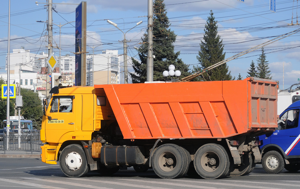 Омская область, № Р 405 ВУ 124 — КамАЗ-65116-N3(78)
