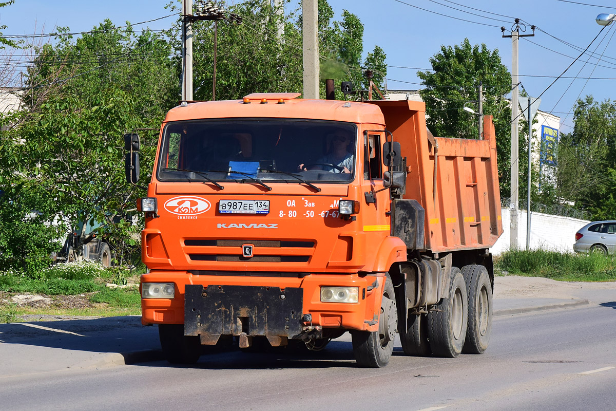 Волгоградская область, № В 987 ЕЕ 134 — КамАЗ-65115-L4(19)