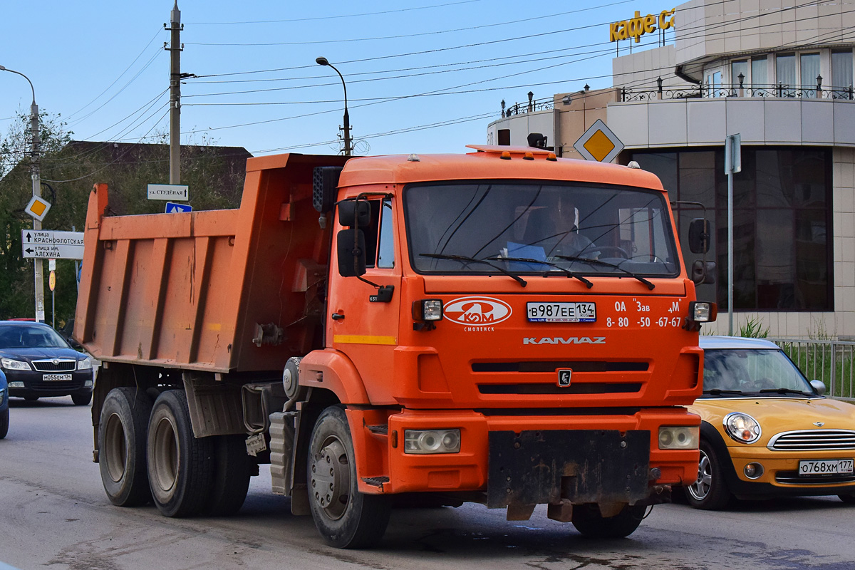 Волгоградская область, № В 987 ЕЕ 134 — КамАЗ-65115-L4(19)