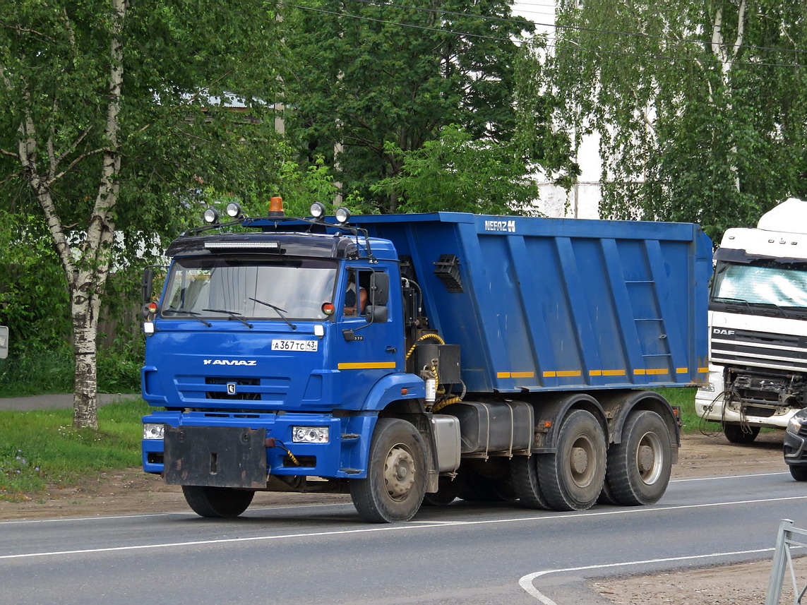 Кировская область, № А 367 ТС 43 — КамАЗ-6520 (общая модель)