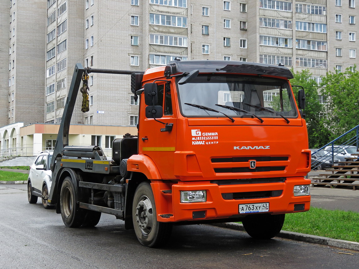 Кировская область, № А 763 ХУ 43 — КамАЗ-43255-G5(69)