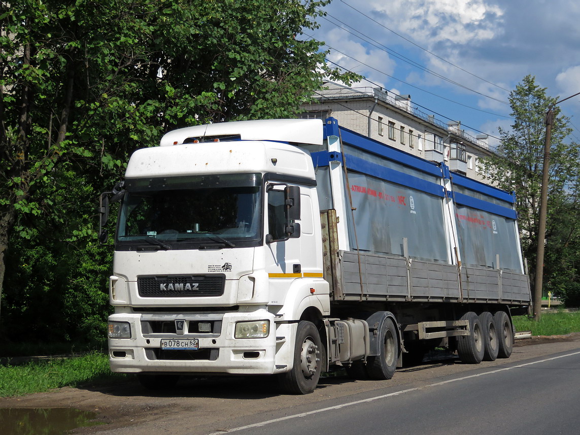 Рязанская область, № В 078 СН 62 — КамАЗ-5490-T5(68)