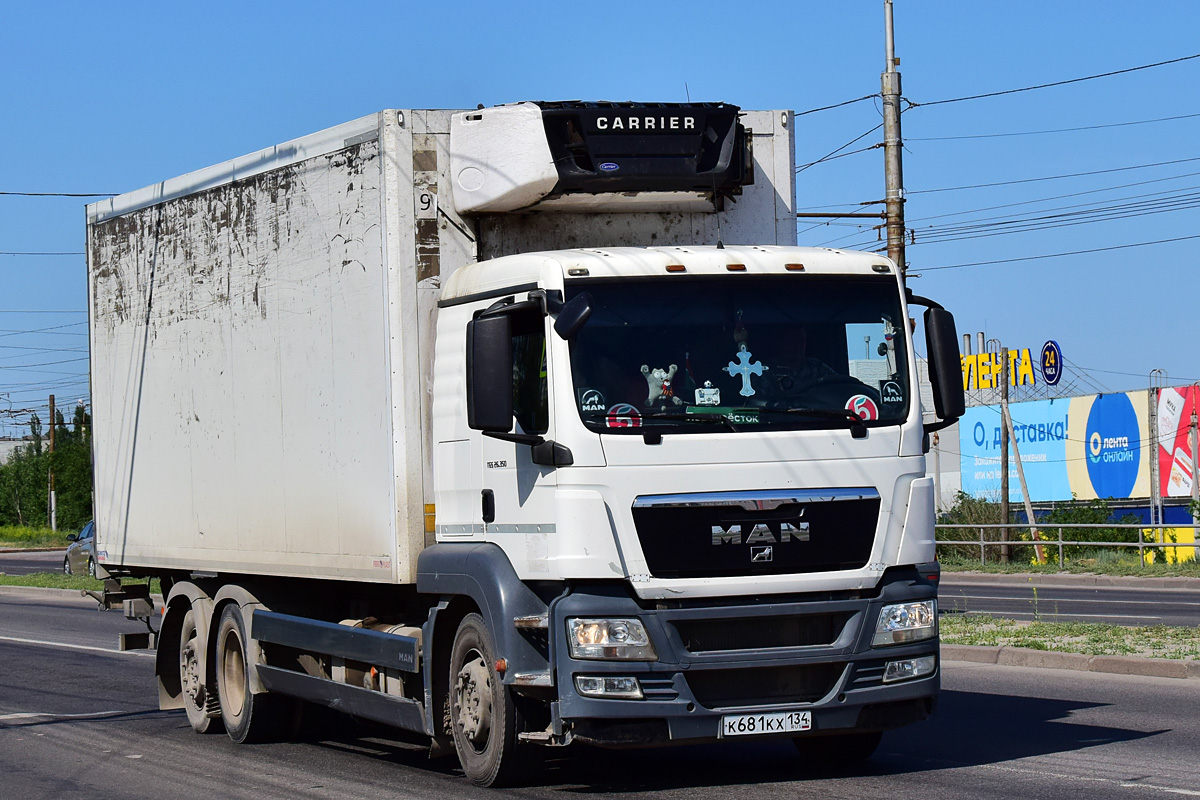 Волгоградская область, № К 681 КХ 134 — MAN TGS 26.350