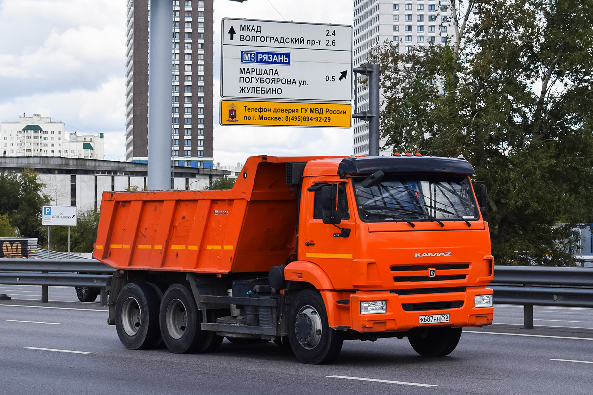 Московская область, № К 687 НН 790 — КамАЗ-65115-A5(48)