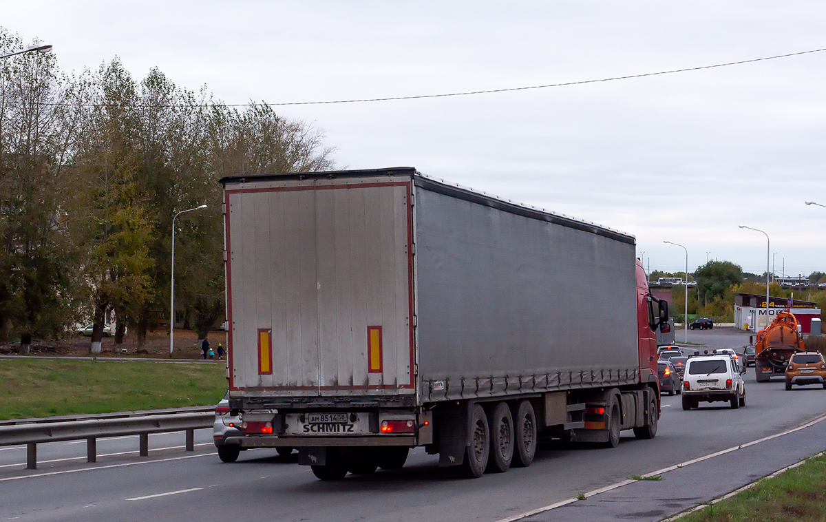 Пензенская область, № АМ 8514 58 — Schmitz Cargobull S.CS / SCB*S3T / S01