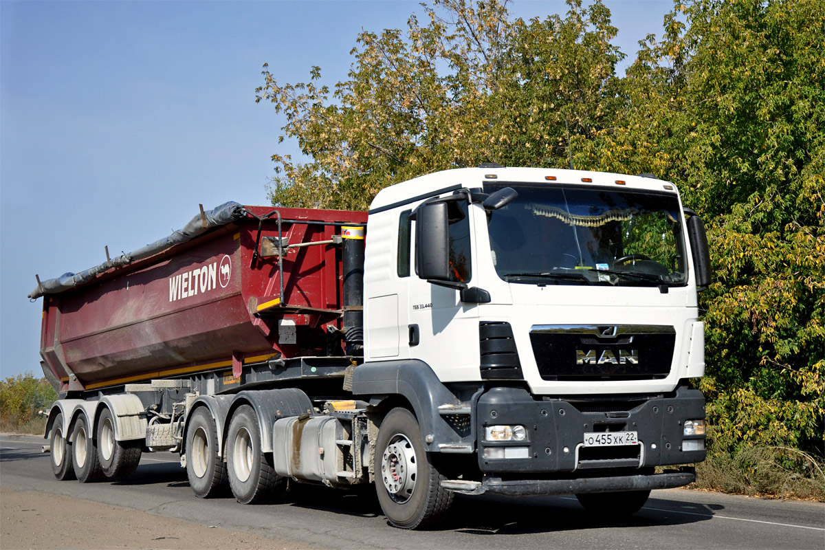 Алтайский край, № О 455 ХК 22 — MAN TGS 33.440