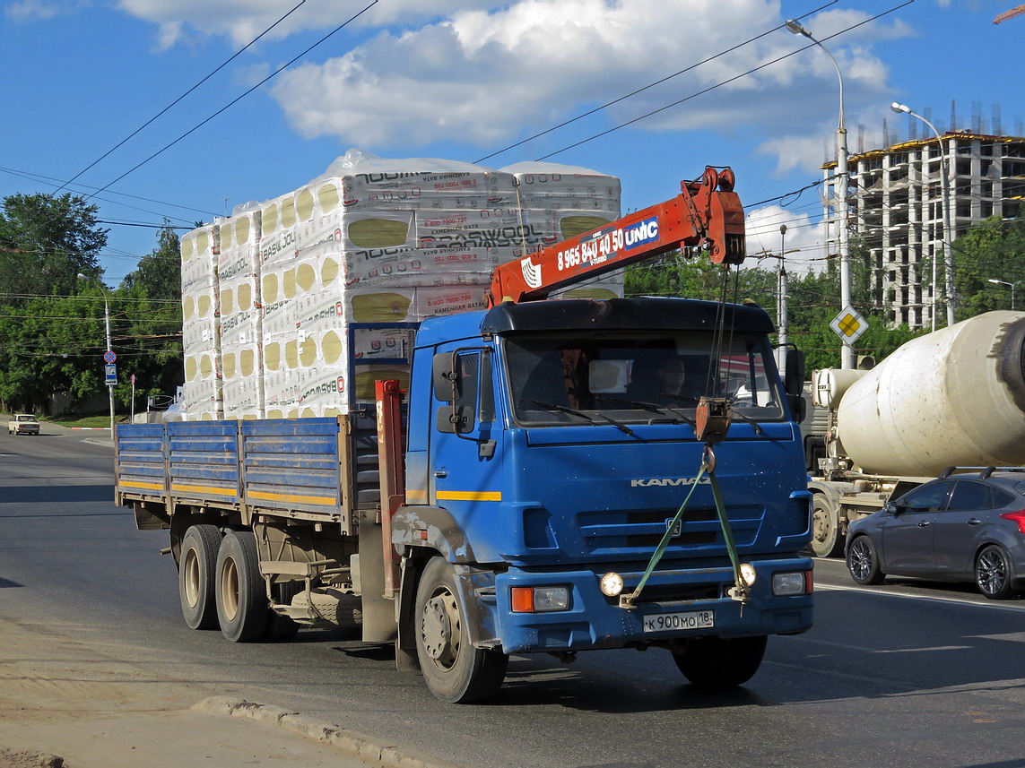 Удмуртия, № К 900 МО 18 — КамАЗ-65117-N3(78)