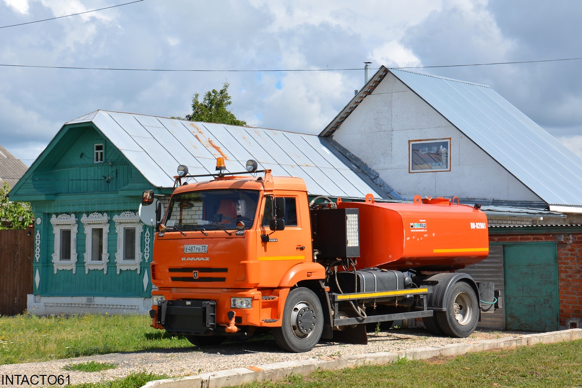 Владимирская область, № Е 487 РВ 33 — КамАЗ-43253-R4(28)