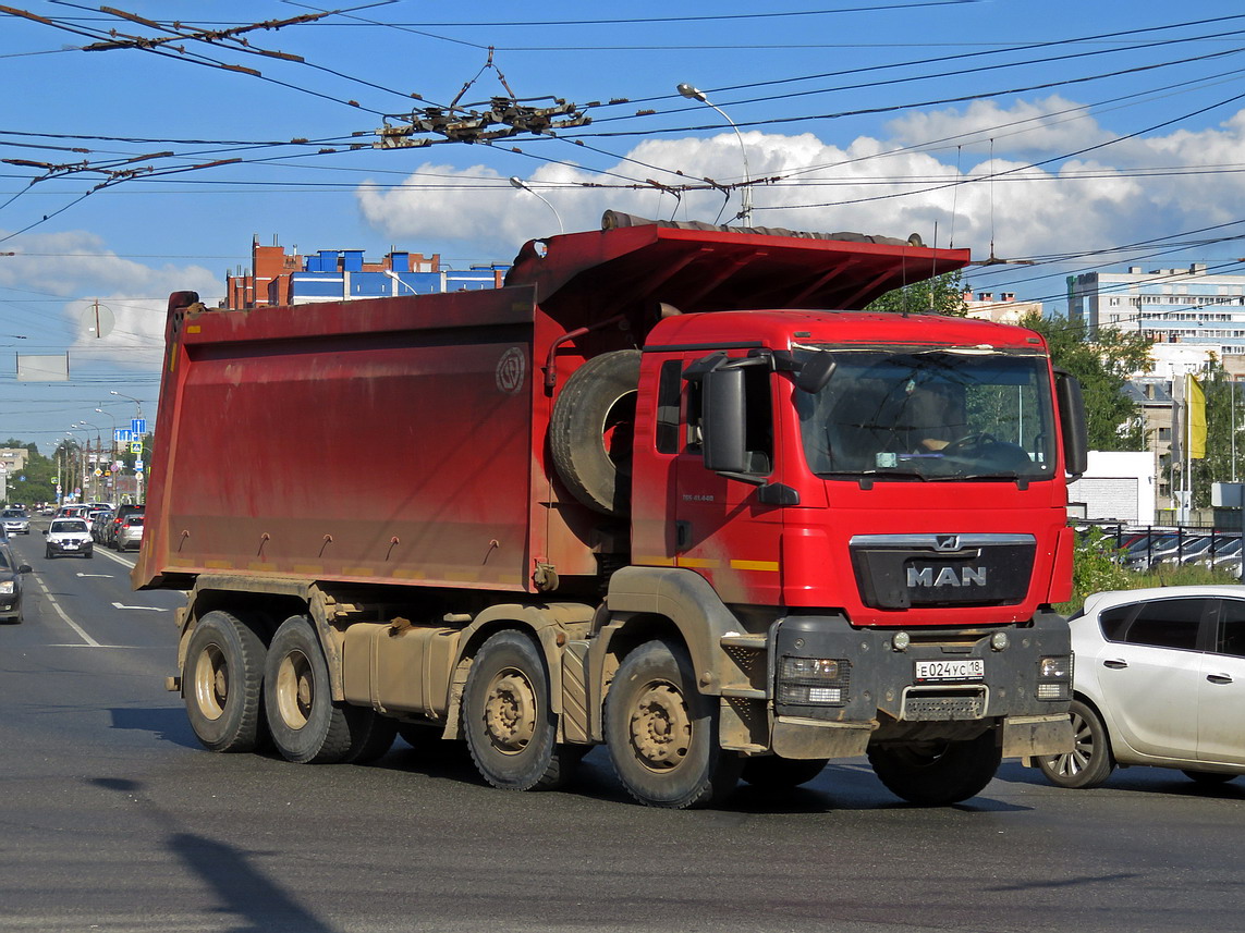 Удмуртия, № Е 024 УС 18 — MAN TGS 41.440
