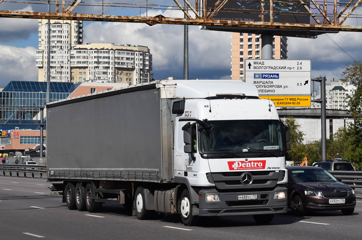 Мордовия, № М 688 ЕС 13 — Mercedes-Benz Actros '09 1841 [Z9M]