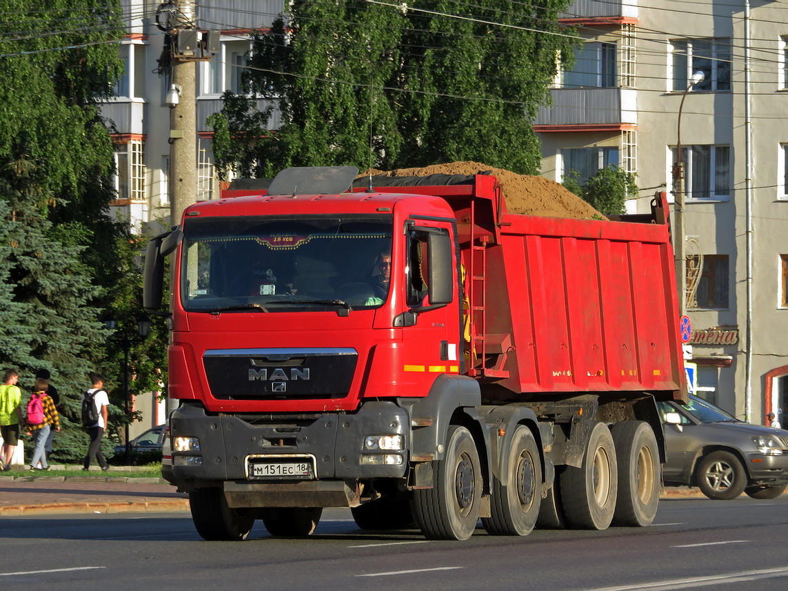 Удмуртия, № М 151 ЕС 18 — MAN TGS 41.390