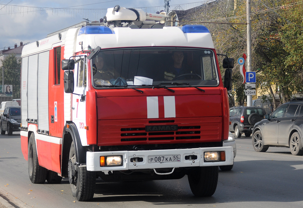 Омская область, № Р 087 КА 55 — КамАЗ-43253-A3(96)