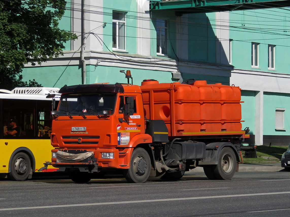 Удмуртия, № О 748 СС 18 — КамАЗ-43253-G5(69)