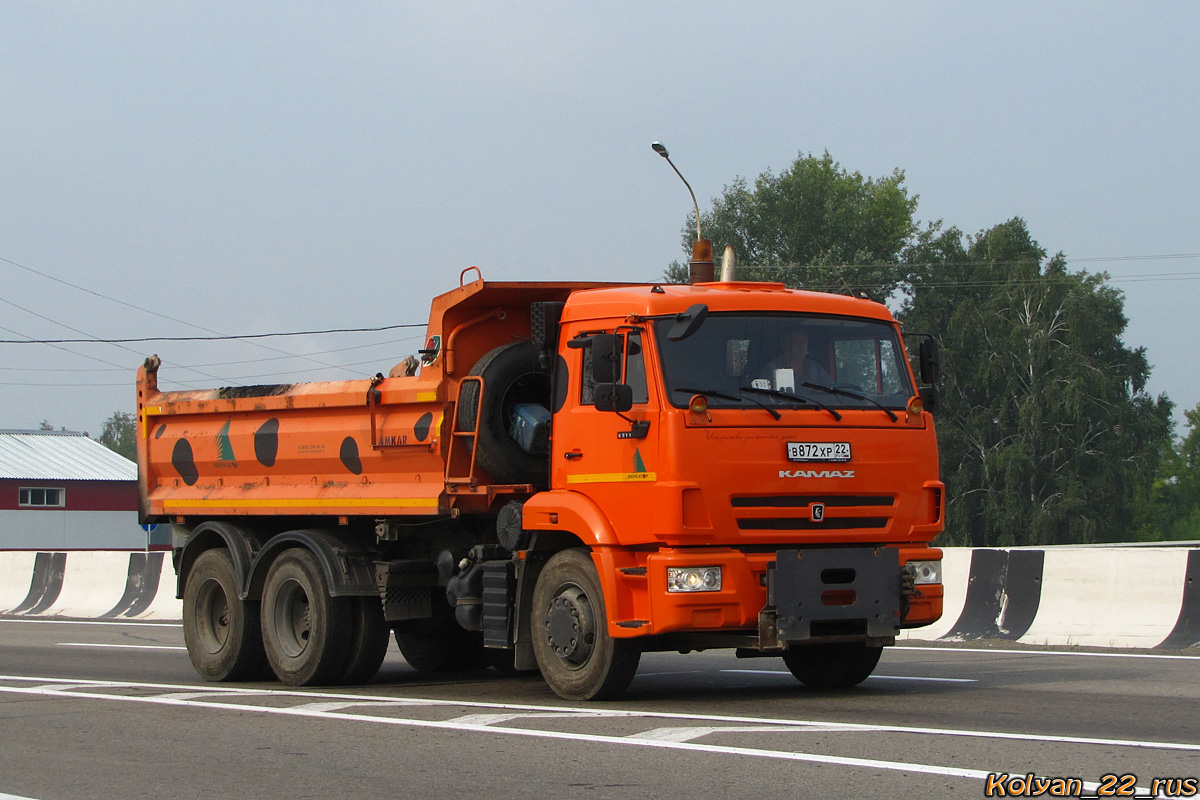 Алтайский край, № В 872 ХР 22 — КамАЗ-65115-A4(23)