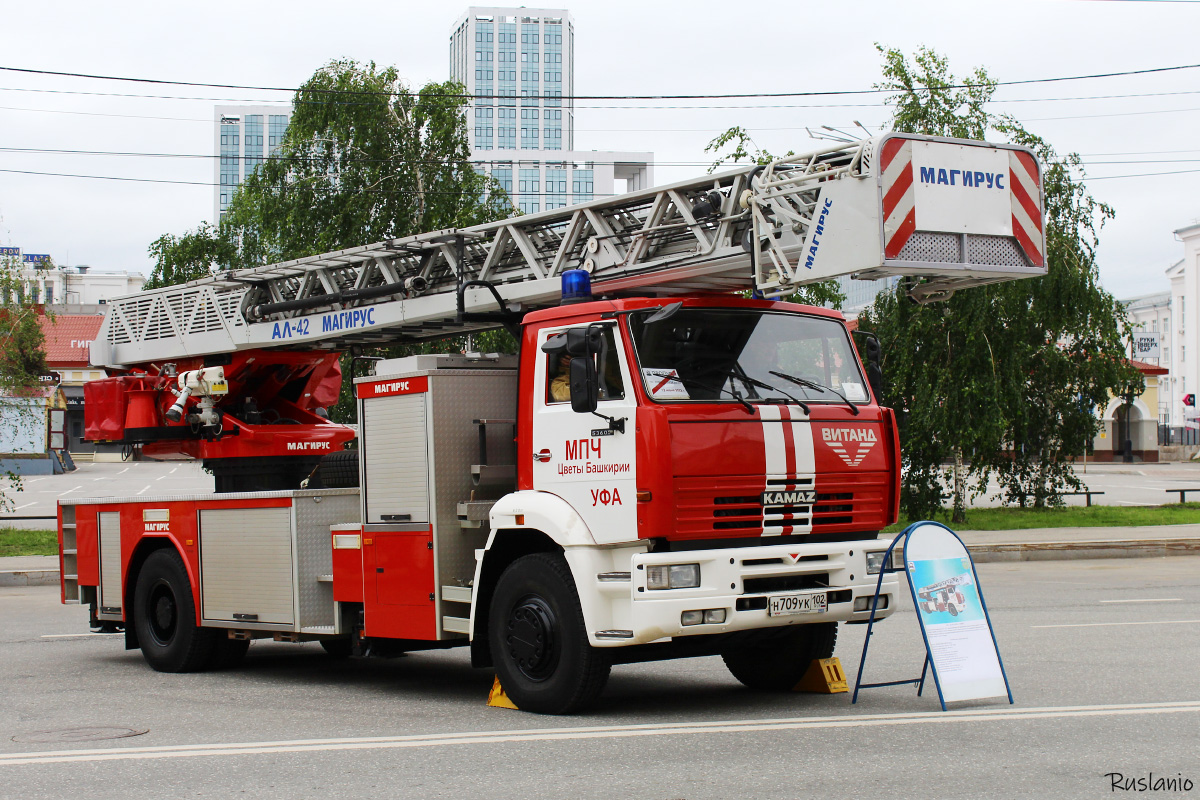 Башкортостан, № Н 709 УК 102 — КамАЗ-53605-D3(97)