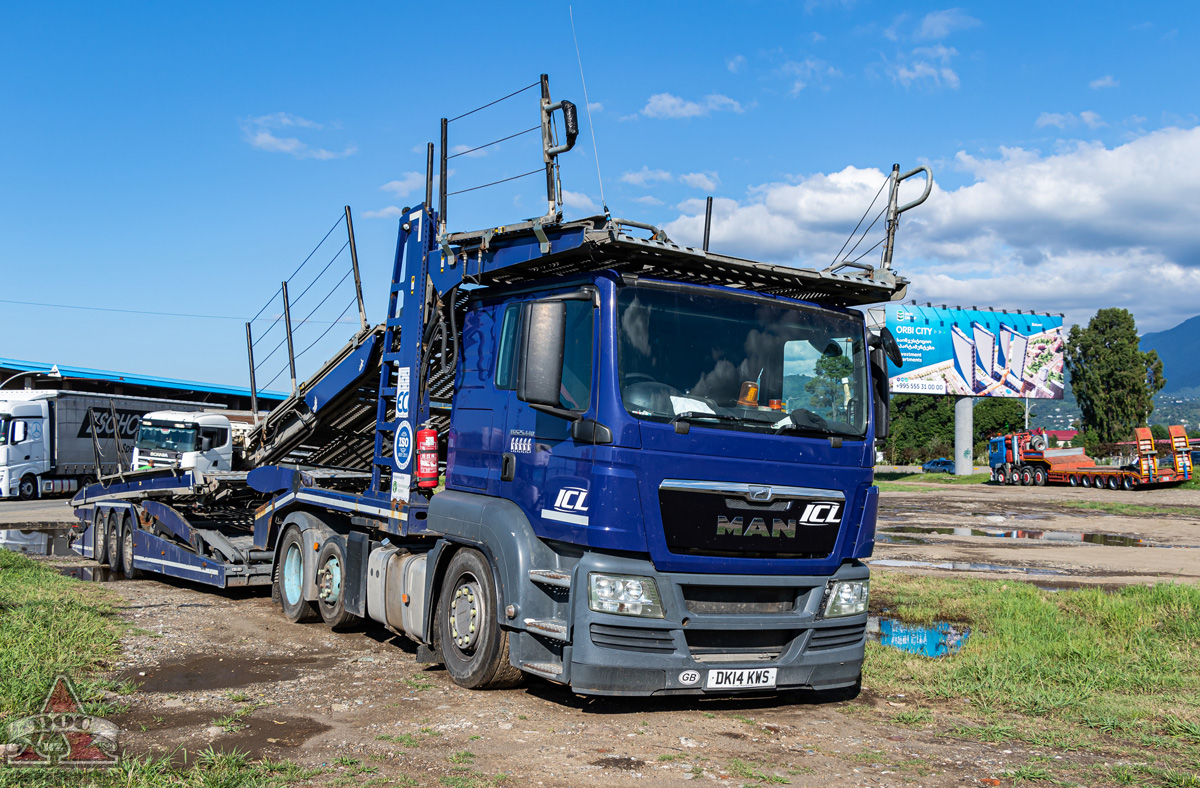 Великобритания, № DK14 KWS — MAN TGS (общая модель)