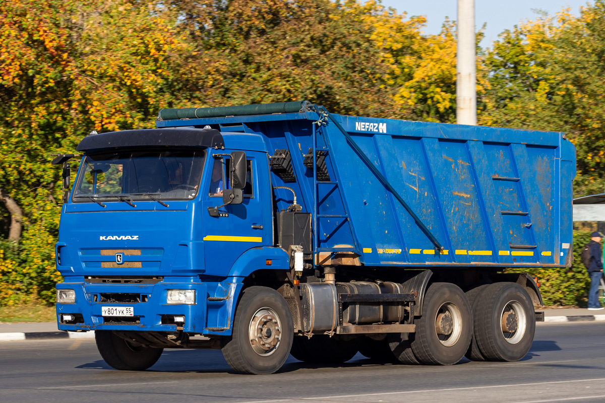 Омская область, № У 801 УК 55 — КамАЗ-6520-43