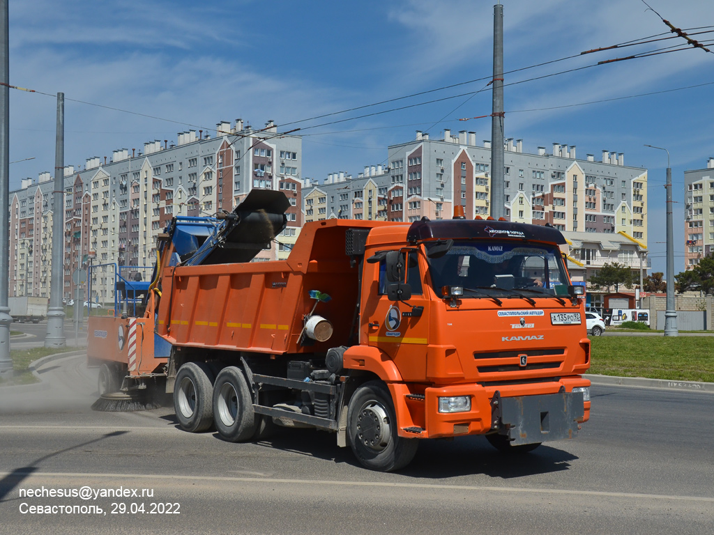 Севастополь, № А 135 РО 92 — КамАЗ-65115-A5(48)