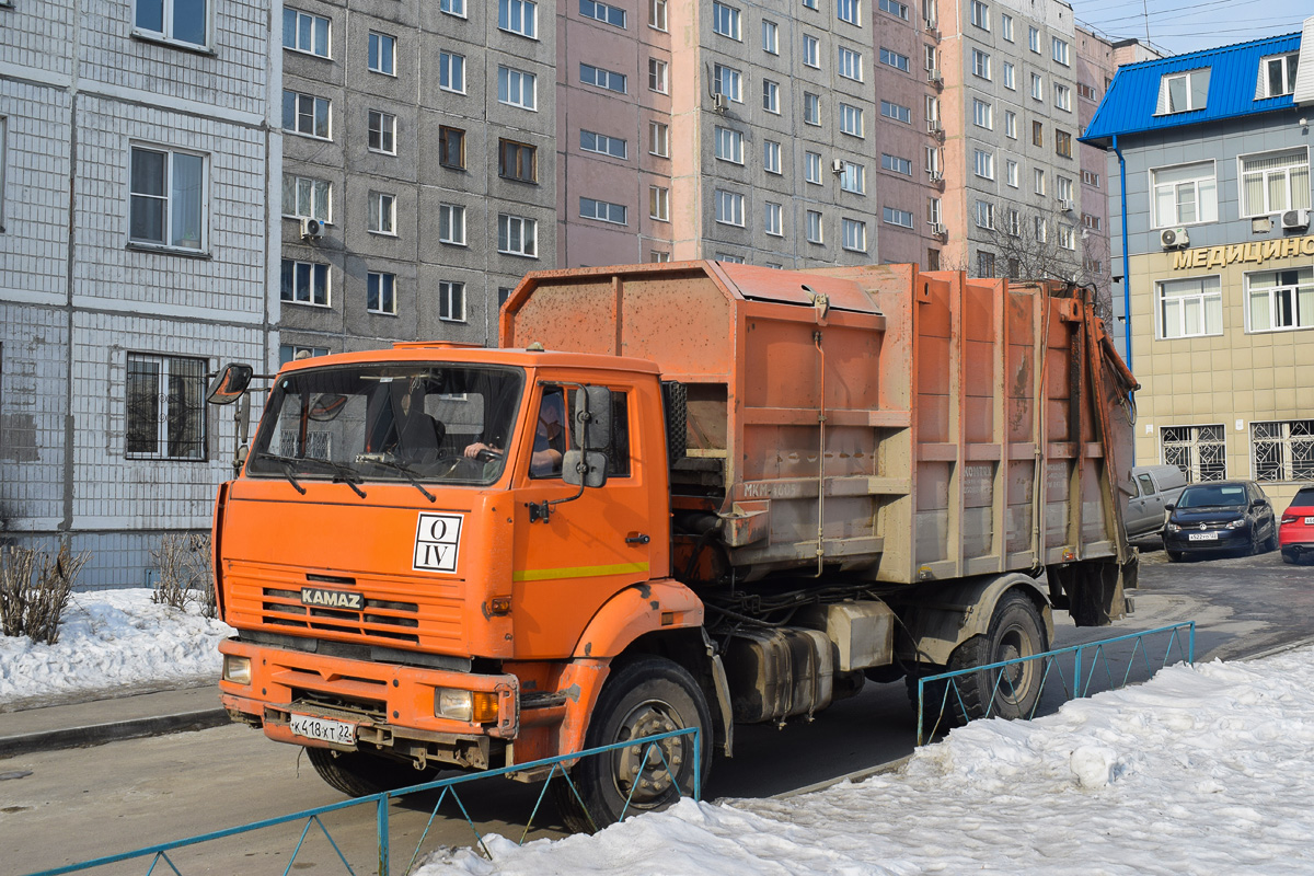 Алтайский край, № К 418 ХТ 22 — КамАЗ-53605-62